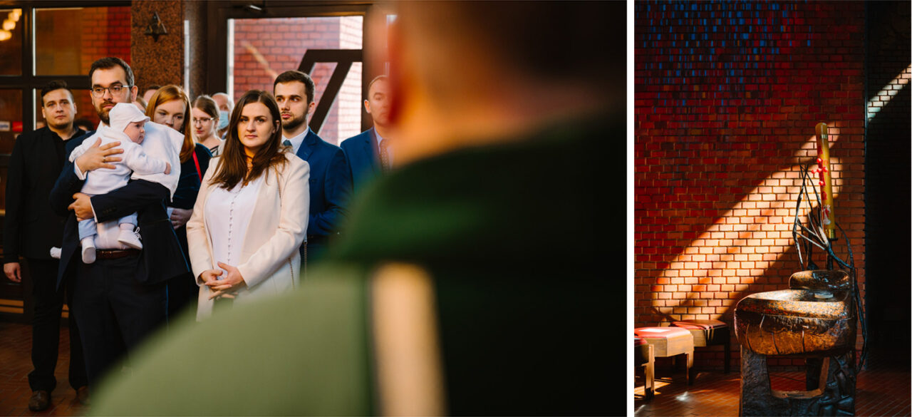 kościół Boboli Lublin - rodzina przed Chrztem