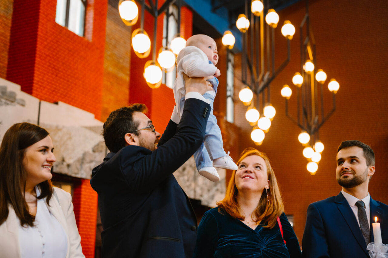 CHrzest w parafii Boboli w Lublinie