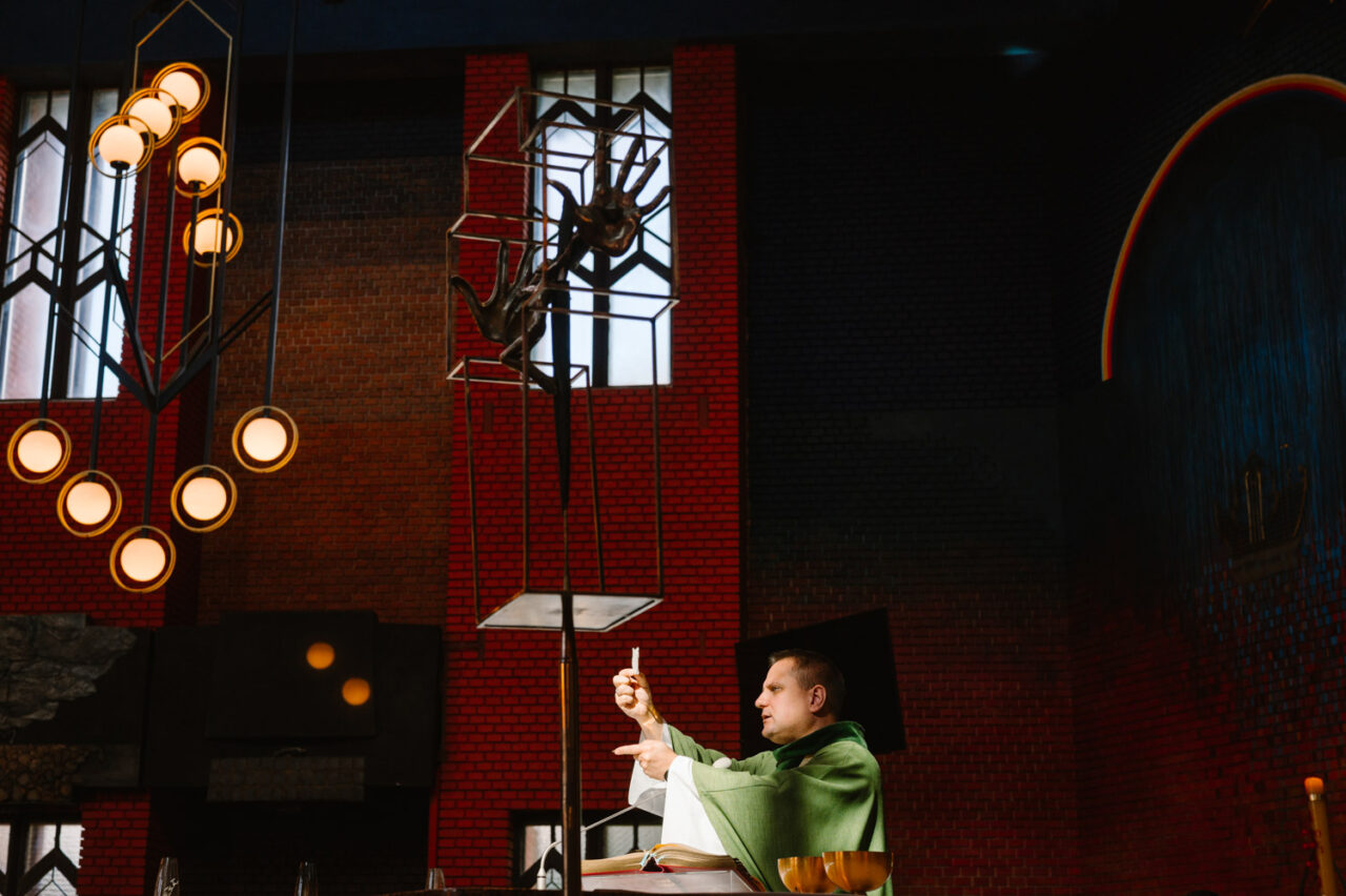 eucharystia w kościele Boboli w Lublinie