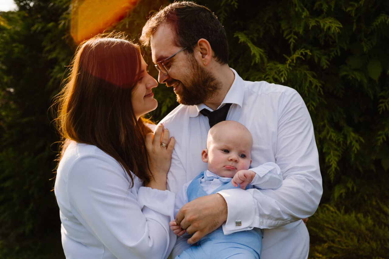 zdjęcia rodziny z Chrztu w Lublinie