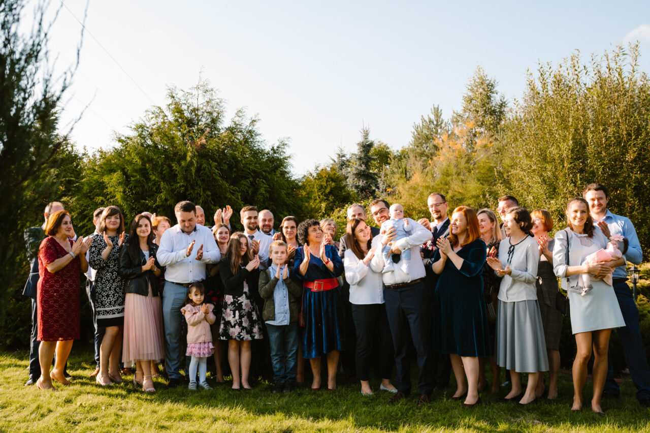 rodzinny portret Chrztu w Lublinie