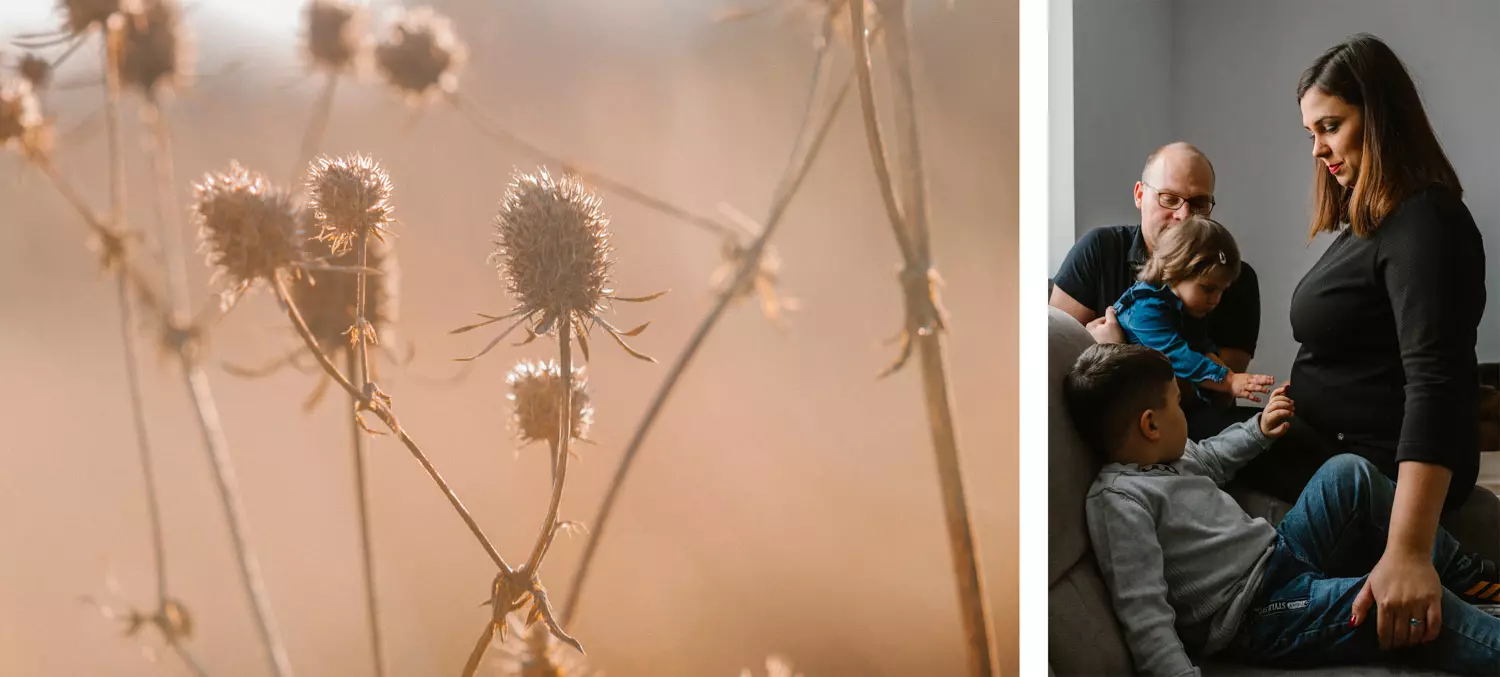 zdjęcia ciążowe w domu