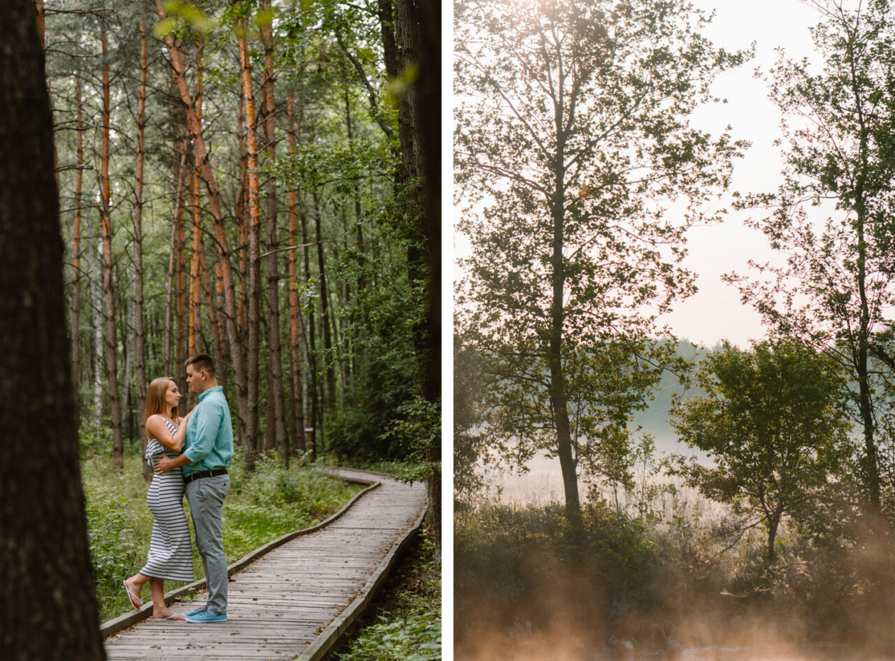 narzeczeńska sesja w parku narodowym