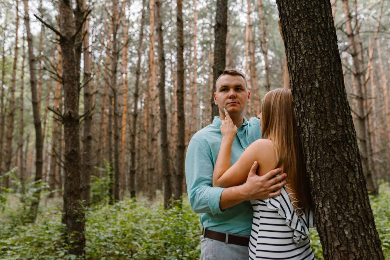 narzeczeńska sesja w parku narodowym
