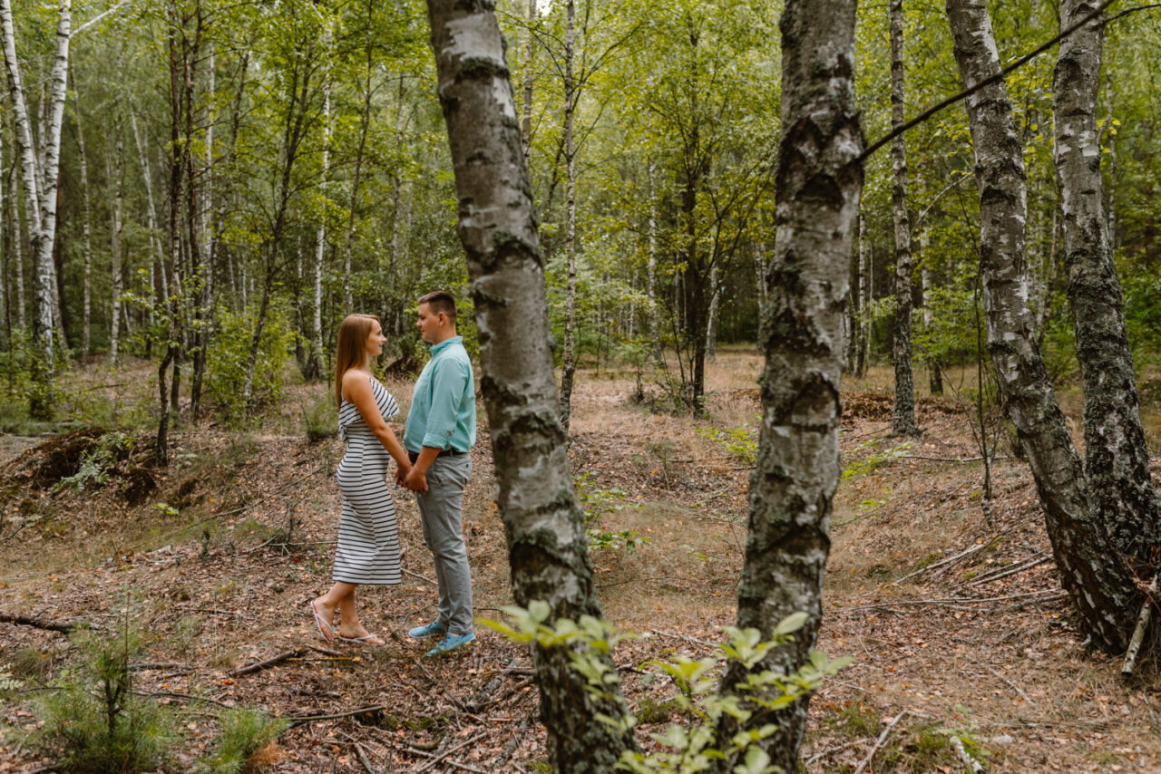 narzeczeńska sesja w parku narodowym