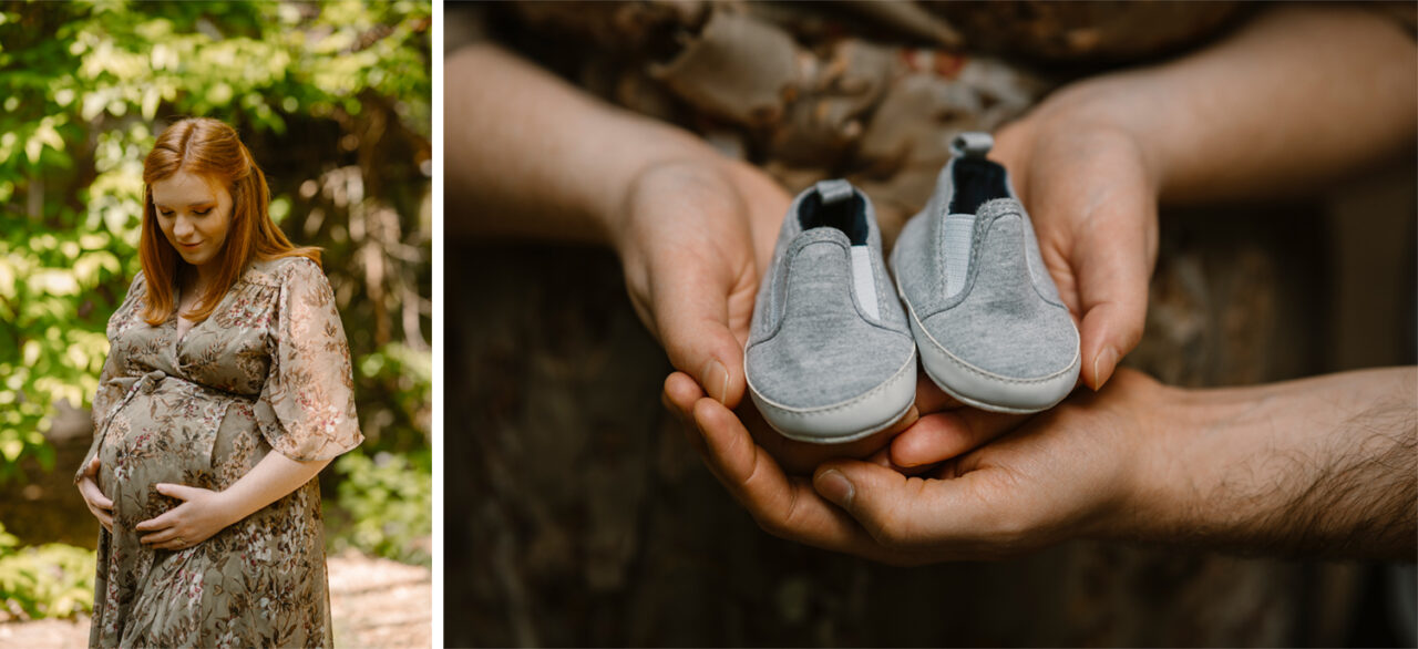 brzuszkowa sesja z okazji Chrztu