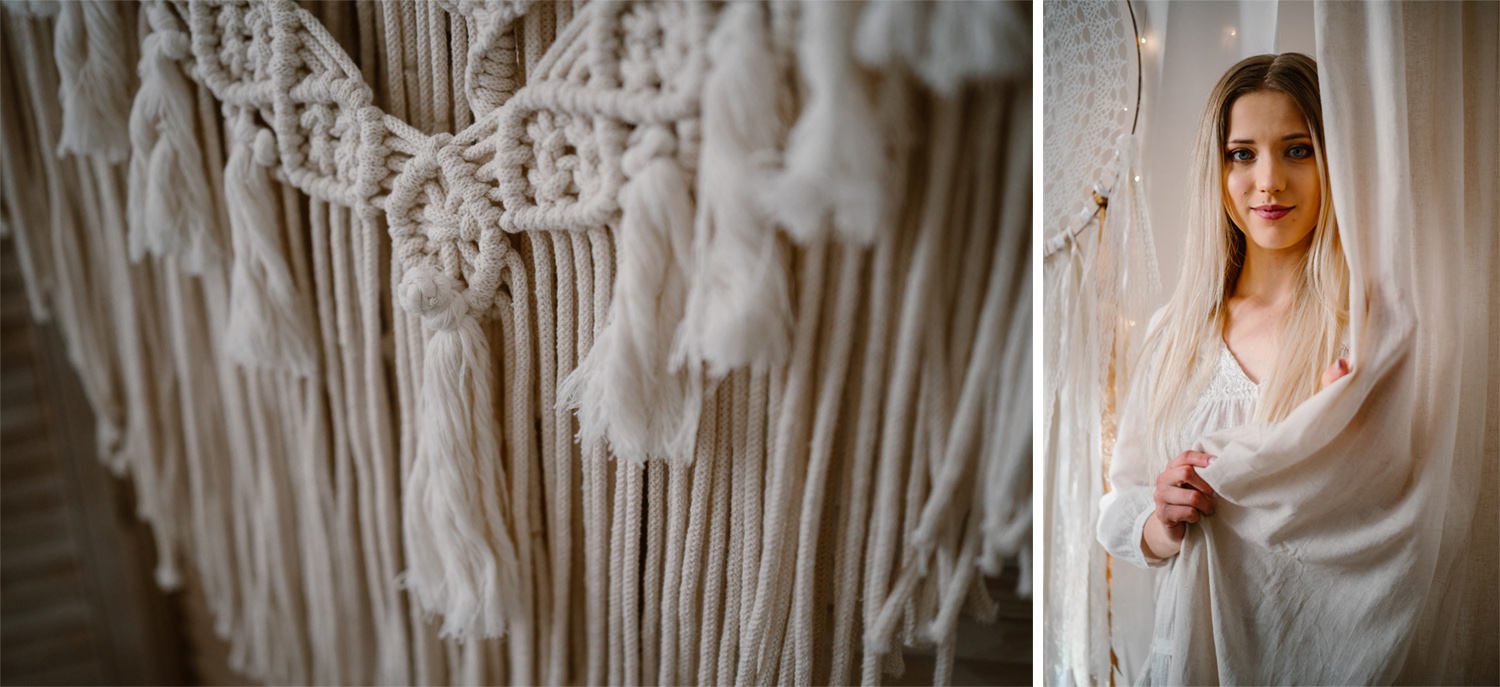 portret dziewczyny w stylu boho