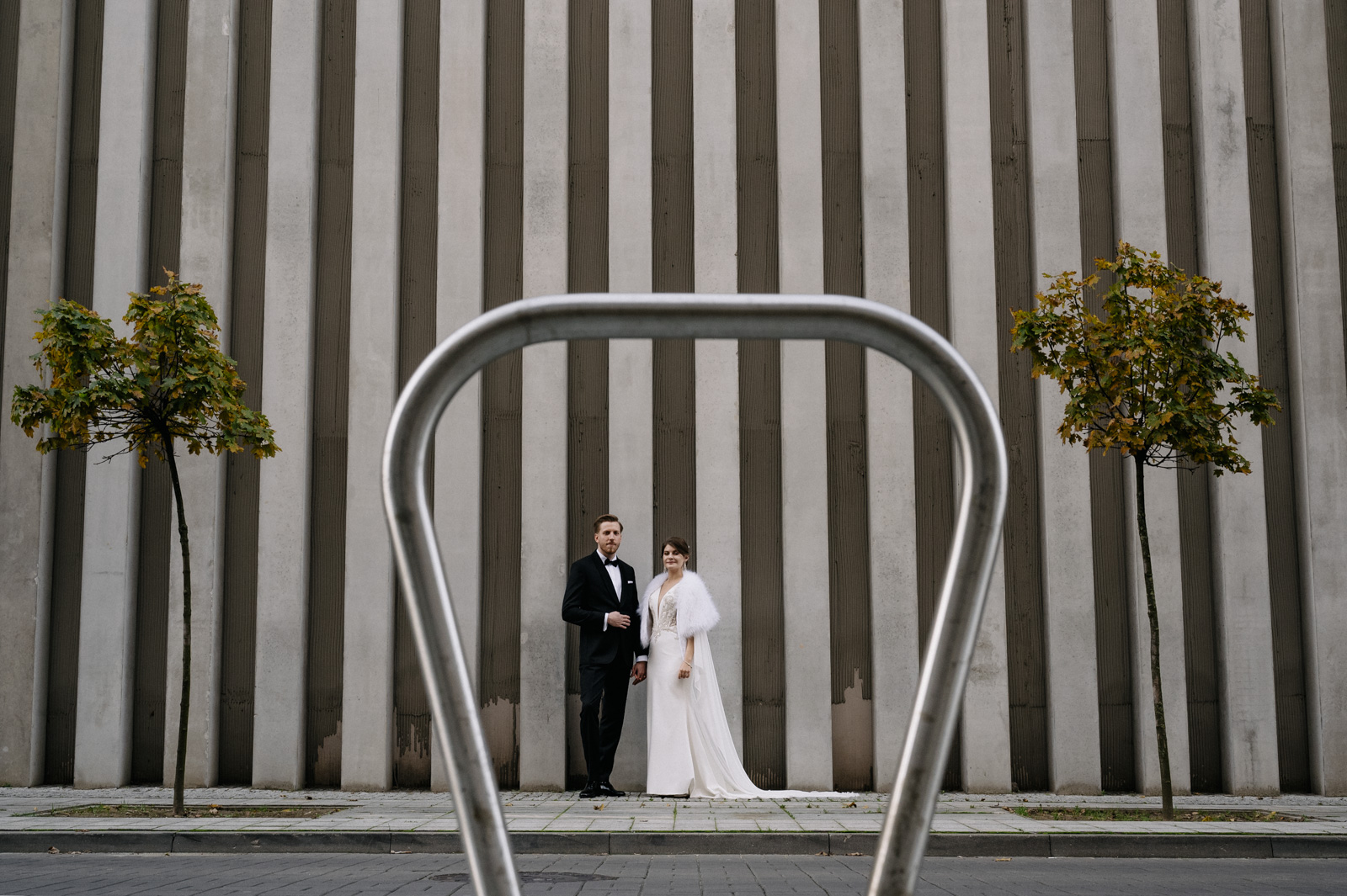 para młoda na tle Lublina