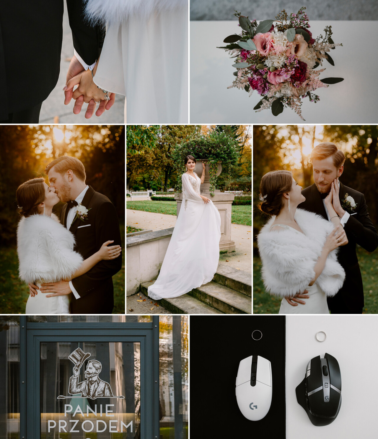 plenerowa sesja ślubna w mieście